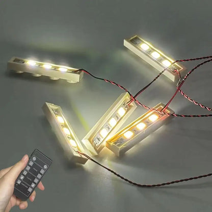 1x4 LED Building Block Light Kit (20pcs) Remote Control