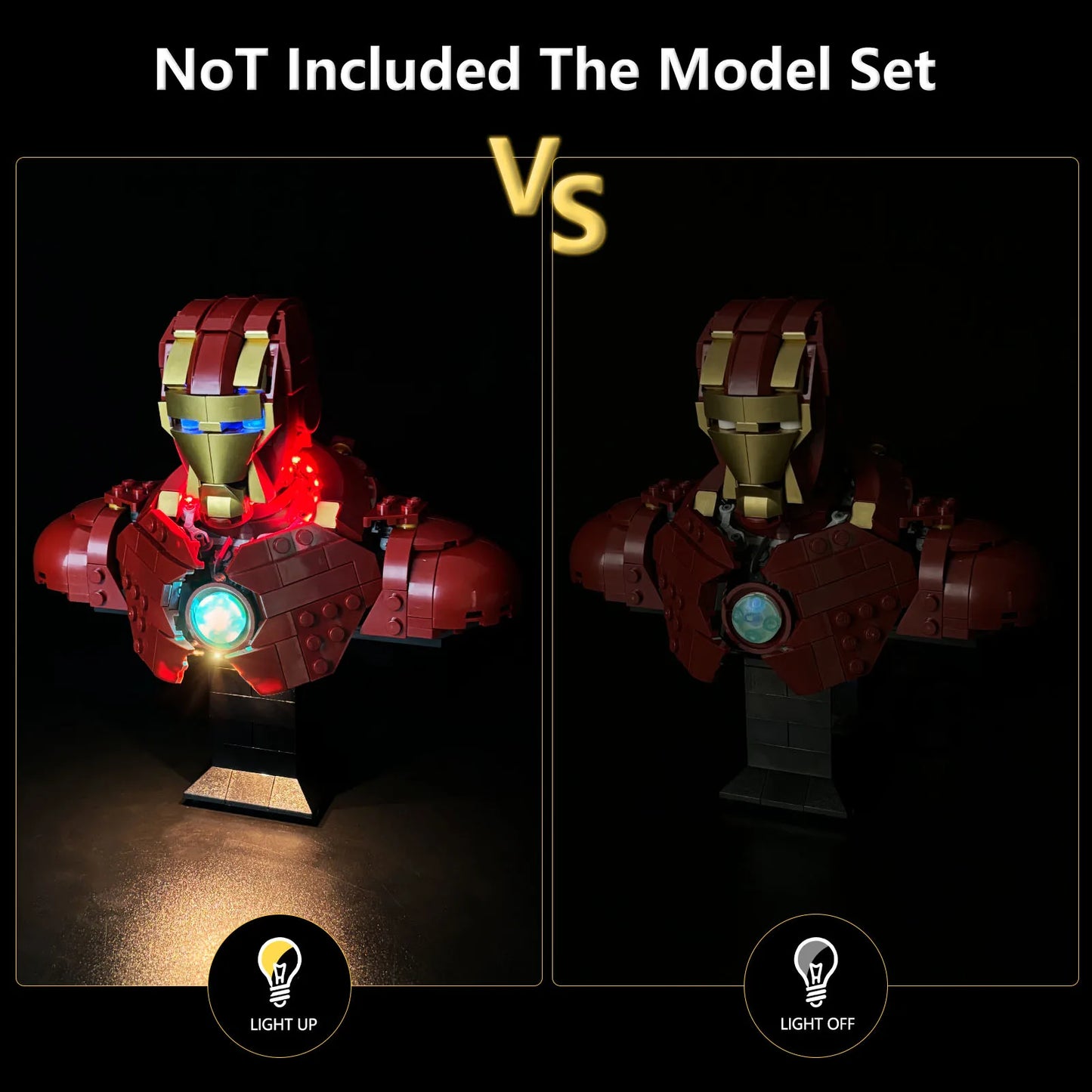 76327 Captain America Bust Light Kit