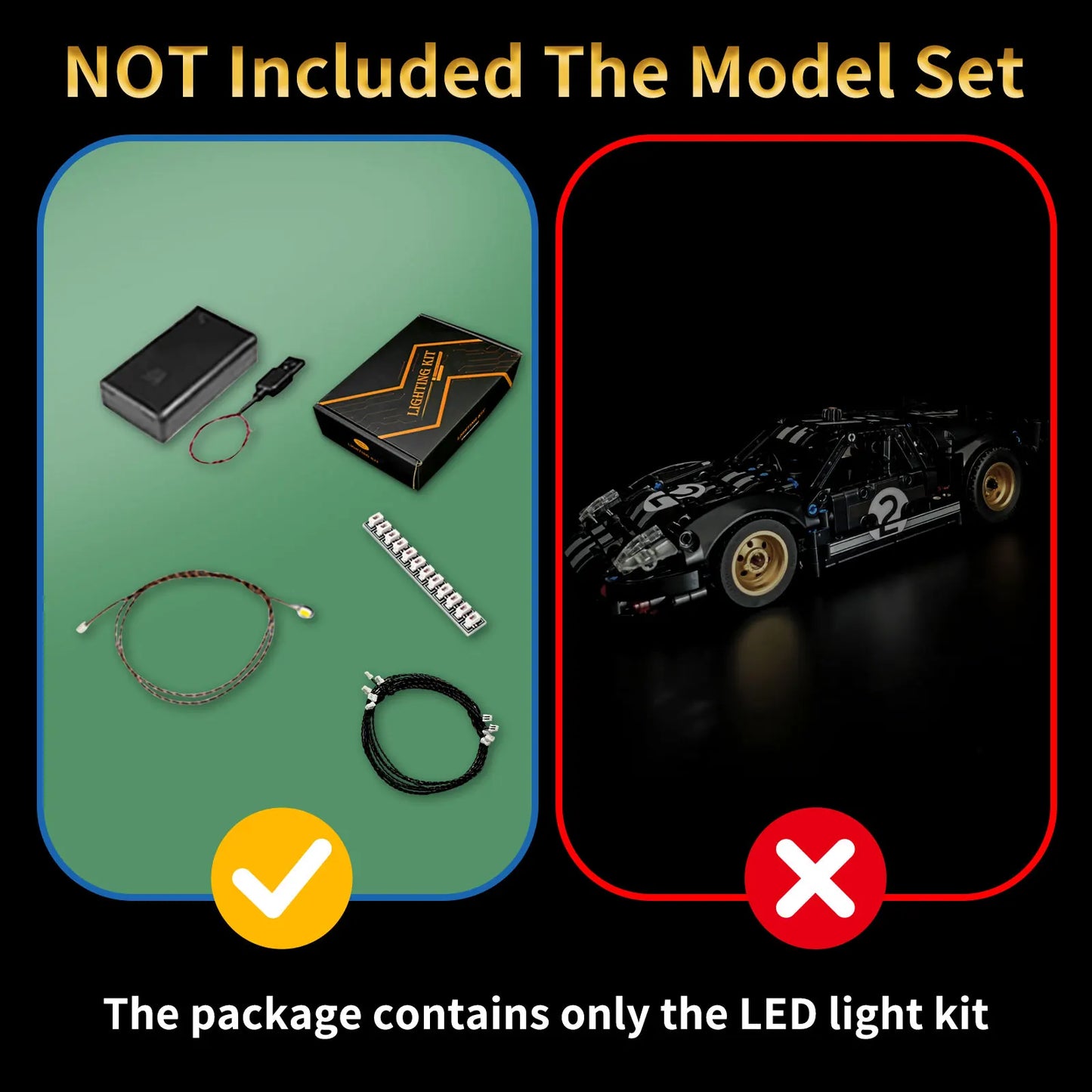 42223 GT40 Light Kit