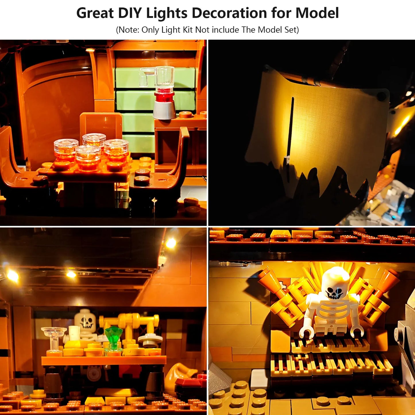 21363 Pirate Ship Light Kit
